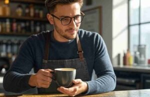 Can Stirring During the Bloom Phase Improve Your Brew? _Aspiring home barista using espresso machine and precision tools to brew café-style coffee - ChopChic.com