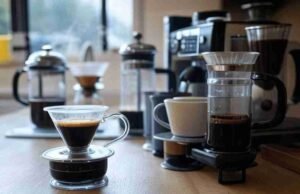 Grind Size 101: How to Match Coffee Grinds to Brew Methods _Coarse to fine coffee grind size comparison chart for french press and espresso - ChopChic.com