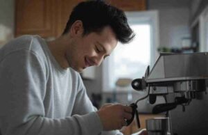 Being a Home Barista: Hobby or Lifestyle? _Home barista pouring hot water over coffee grounds during a quiet morning lifestyle routine - ChopChic.com