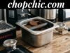 Why an Espresso Knock Box Is a Must-Have for Home Baristas Barista tapping portafilter to eject spent espresso puck into a stainless steel knock box for mess-free disposal - ChopChic.com