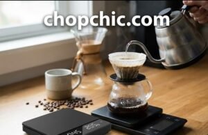 Choosing the Right Coffee Scale: Why Precision Matters in Brewing Calibrated espresso shot glass catching fresh extraction under portafilter spouts - ChopChic.com