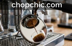 The Underrated Espresso Tool: Why a Shot Mirror Matters _An espresso shot mirror placed on the drip tray reflecting the extraction flow from a bottomless portafilter, helping to diagnose channeling and puck prep errors.