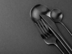 Features of the Black Titanium Flatware Set