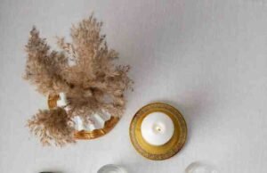 Gold-Plated Vintage Style Cutlery Set _Gold-plated vintage style flatware set styled with French bistro plates for an elegant Parisian look - ChopChic.com