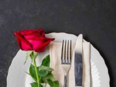 A User Experience with the HENCKELS Satin Silverware Set _HENCKELS satin finish flatware set including matching steak knives arranged for a modern table setting - ChopChic.com