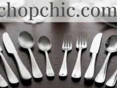 Satin or Polished Silverware: What’s the Real Difference? _Side-by-side comparison of a satin finish fork versus a polished finish fork, highlighting the matte texture against the mirror shine on a dining table.