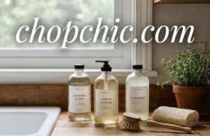 Zero-Waste Dish Soaps: Are Solid Dish Bars Better Than Liquid? _Shopper examining ingredient list on dishwasher detergent bottle to spot greenwashing claims - ChopChic.com