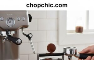 What Is a Coffee Knock Box and Why You Need One _A barista knocking a spent espresso puck into a stainless steel coffee knock box, keeping the espresso station tidy and grounds-free.