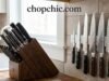 Knife Blocks vs. Magnetic Strips: Which Storage Method Protects Blades Best? _Side-by-side comparison of a magnetic knife strip on a wall and a wooden knife block on a counter, illustrating edge protection and space saving.
