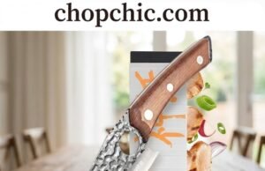 Matsato Chef Knife: Japanese Tradition Meets Modern Forged Quality _A profile shot of the Matsato chef's knife resting on a wooden board, showcasing the polished 1.4116 steel blade and the grain of the solid oak handle to illustrate the build quality.