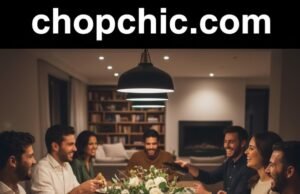 Modern Hosting Etiquette: The Art of the Casual-Elegant Dinner Party _A relaxed modern dinner party setting featuring a large pitcher of batched cocktails and inclusive food options for various dietary needs.