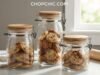 Keep It Crisp: Top Rated Airtight Cookie Jars That Look Good on Your Counter _A side-by-side comparison of a decorative ceramic cookie jar versus a clear airtight container with a silicone seal, testing freshness and seal integrity.