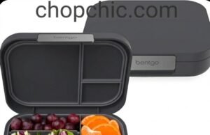 Bentgo Modern Review: Is It the Best Adult Lunch Box? _Bentgo Modern lunch box packed with a healthy meal on an office desk, showcasing the stylish design and adult-sized portion compartments.