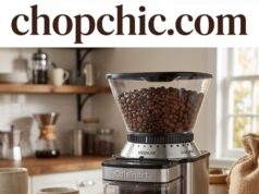 The Amazon Best-Seller: Is the Cuisinart DBM-8 Actually a “Burr” Grinder? _The Cuisinart DBM-8 Supreme Grind Automatic Burr Mill displayed on a counter, highlighting the grind selection dial and the internal block burr mechanism for a performance review.