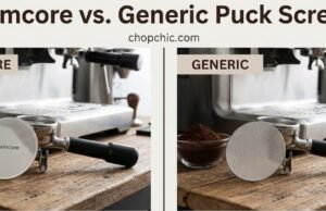 Normcore vs. Generic Puck Screens: Is the Brand Name Worth the Extra Cost? _A microscopic side-by-side comparison of the Normcore puck screen featuring a smooth, reinforced rim versus a generic mesh screen with rough, frayed wire edges, illustrating the build quality difference.