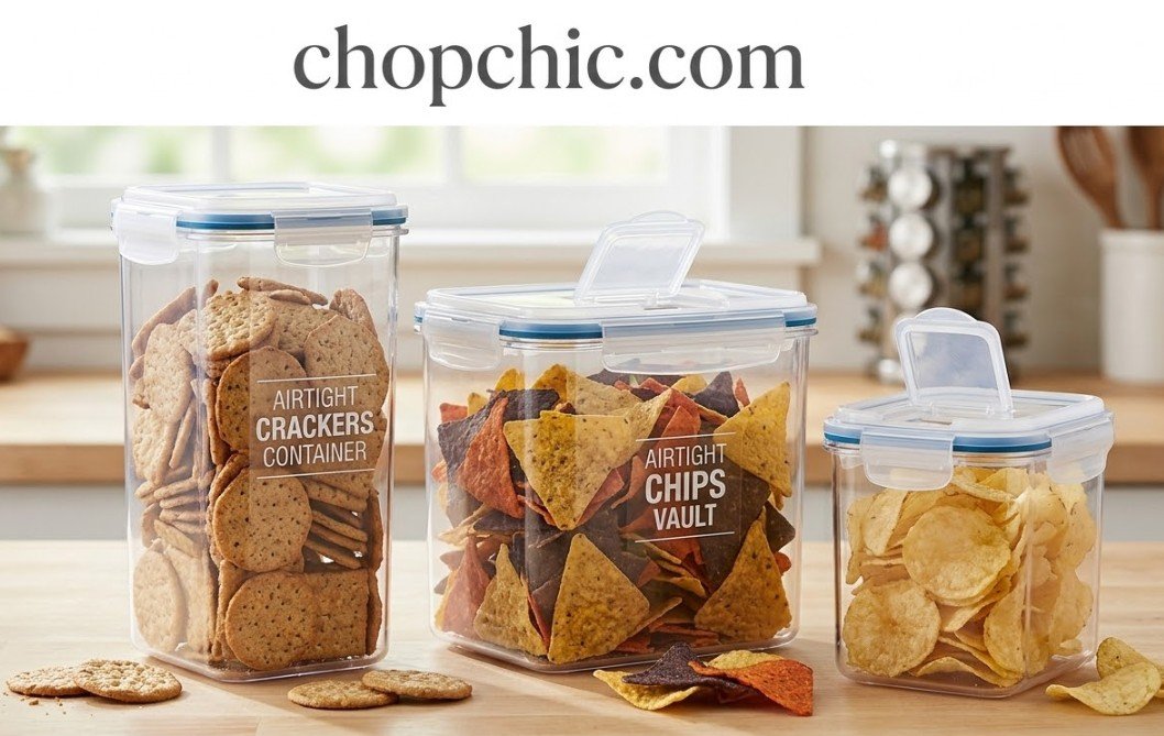 Keep the Crunch: Best Airtight Containers for Crackers and Chips