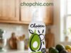 Chosen Foods Avocado Oil Spray Review: The 500°F Solution A sleek white and green Chosen Foods Avocado Oil Spray can resting on the side shelf of a hot, black-rolled steel outdoor griddle, demonstrating its propellant-free mist coating the high-heat cooking surface just before searing steaks.