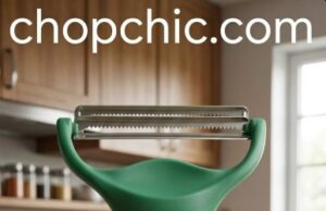 Nonoji MAX Shredder Review: The Tool That Makes Cabbage Worth Eating A close-up view of a bright yellow Nonoji MAX wide-blade cabbage peeler being pulled directly across a halved green cabbage, creating a mound of fluffy, ultra-fine shreds on a wooden cutting board, with the user's stabilizing hand protected by a cut-resistant safety glove.