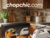 Homaider Electric Knife Review: Precision Slicing with Dual Blades A sleek Homaider electric knife resting on a granite kitchen island next to a roasted turkey and a crusty sourdough loaf, showcasing its interchangeable stainless steel meat and bread blades alongside the engaged safety lock switch.
