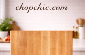 John Boos R-Board Review: The Ultimate Wood Cutting Board Standard A massive, edge-grain maple wood John Boos R-Board cutting board resting firmly on a professional kitchen counter, featuring its signature reversible design and thick, heavy-duty profile alongside a freshly sharpened chef's knife.