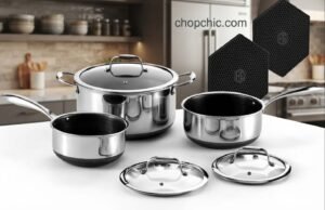HexClad Hybrid Nonstick 6 Pc Pot Set Review